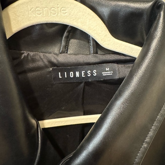 Lioness Staten Island Jacket Black | PU Leather | Womens M - Picture 10 of 10